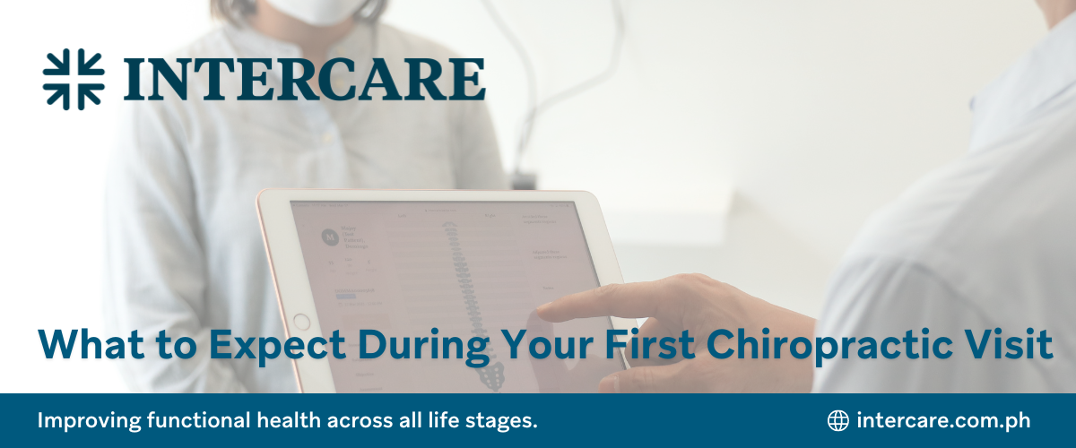 What to Expect During Your First Chiropractic Visit Blog Banner Intercare