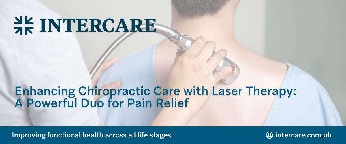 Enhancing Chiropractic Care with Laser Therapy: A Powerful Duo for Pain Relief Blog Banner Intercare