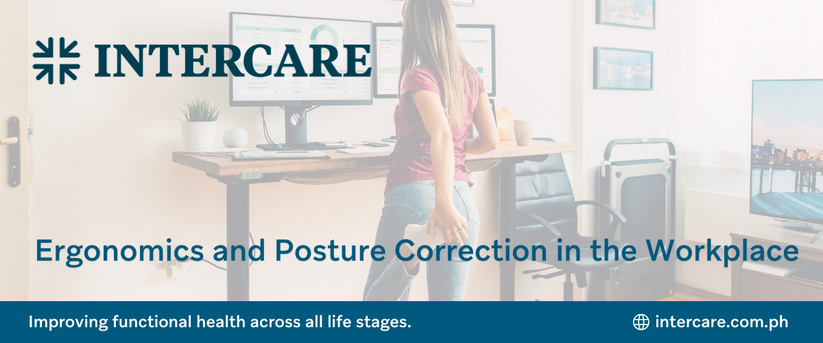 Ergonomics and Posture Correction in the Workplace Blog Banner